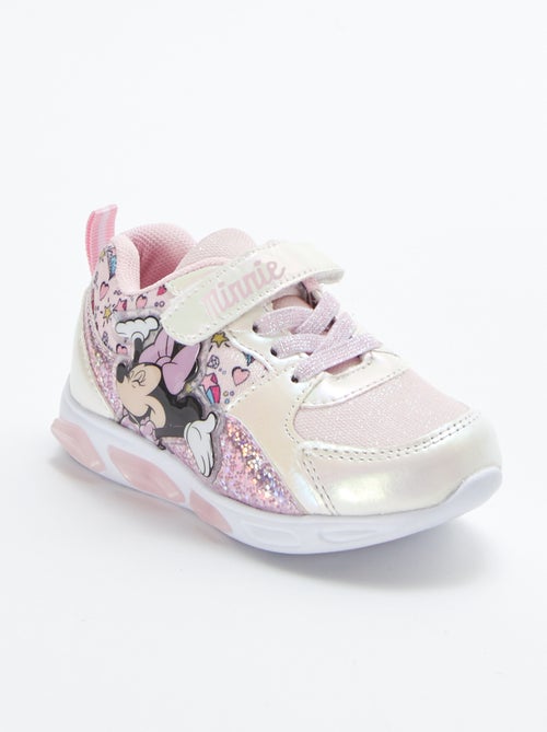 Disney/Minnie-sneakers met lichtgevende zolen - Kiabi