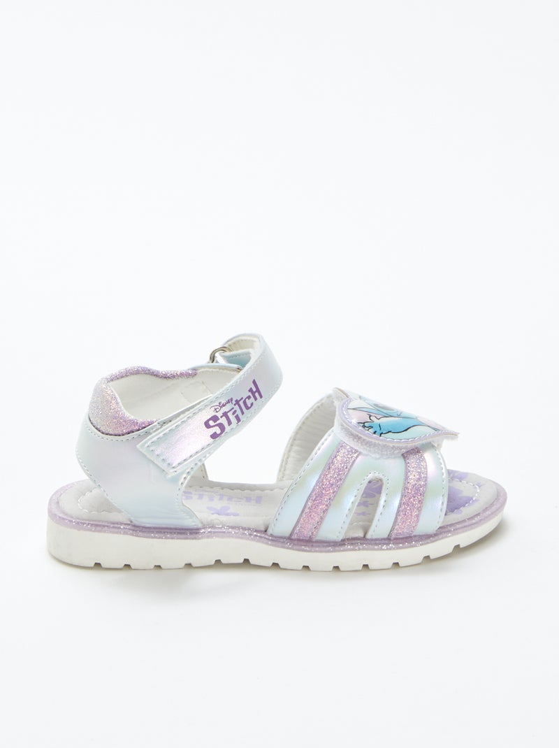'Disney'/'Stitch'-sandalen met klittenband BLAUW - Kiabi