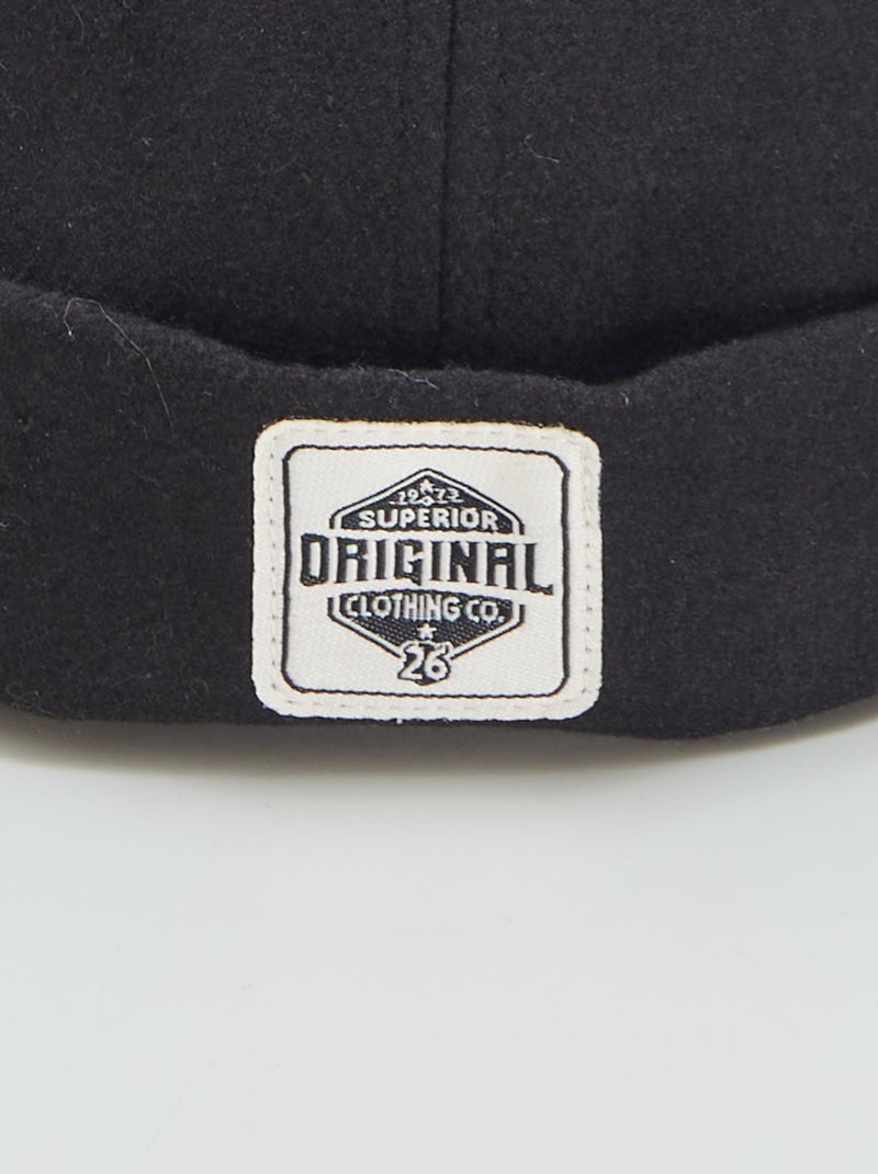Docker en flanelle Noir - Kiabi