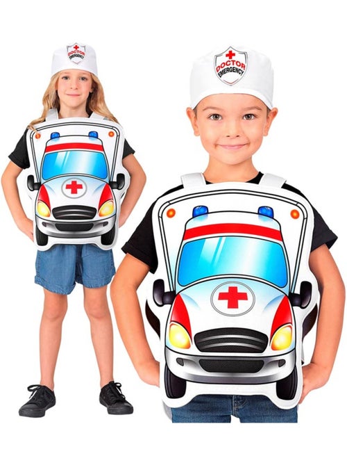 Docteur en costume d'ambulancier avec chapeau - Kiabi