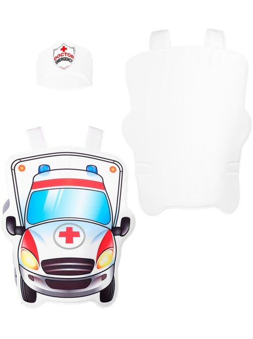 Docteur en costume d'ambulancier avec chapeau - Kiabi