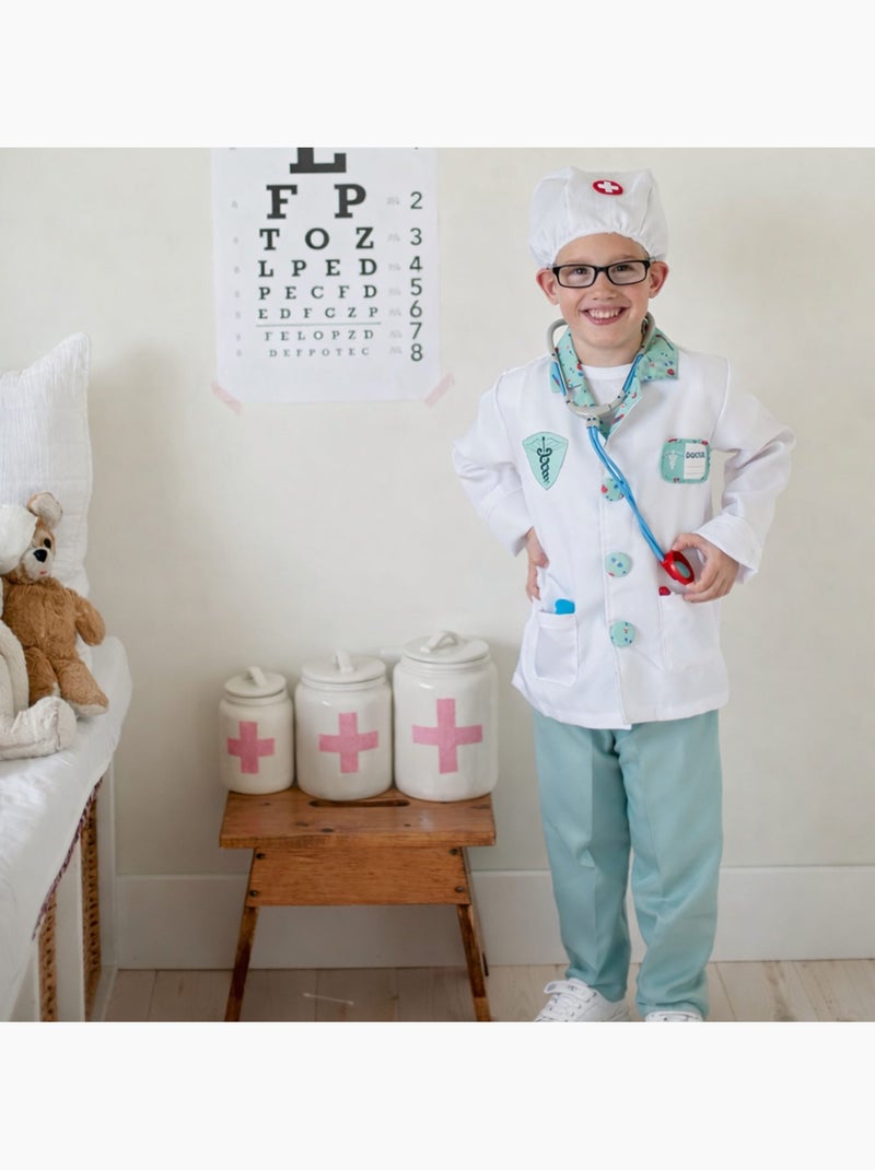 Dokterskostuum voor kinderen Wit - Kiabi