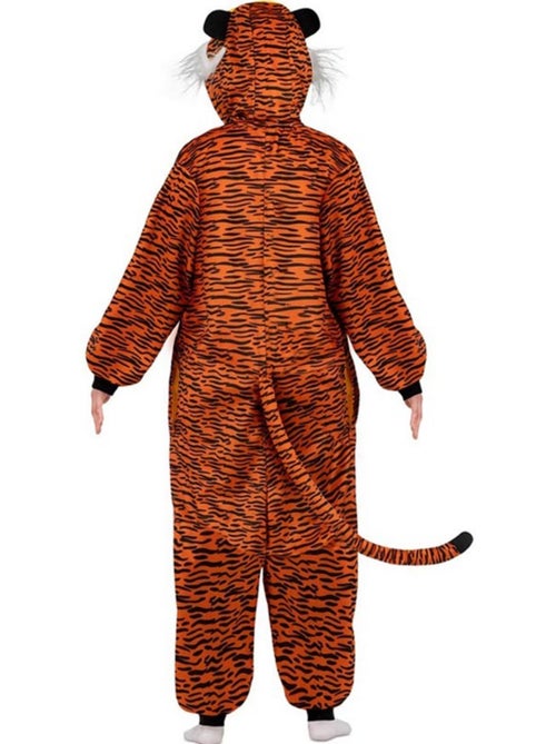 Donker tijgerkostuum of pyjama met capuchon - Kiabi