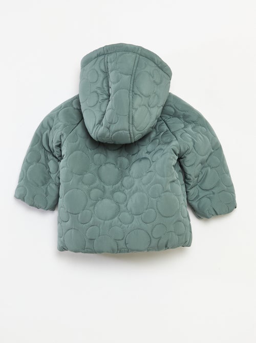 Donsjack met capuchon en fleecevoering 'Disney' 'Mickey' - Kiabi