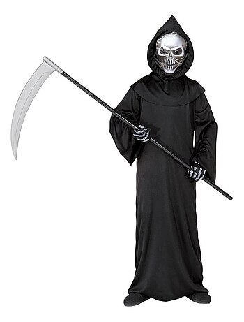Doodskostuum of -gewaad met holografisch masker
