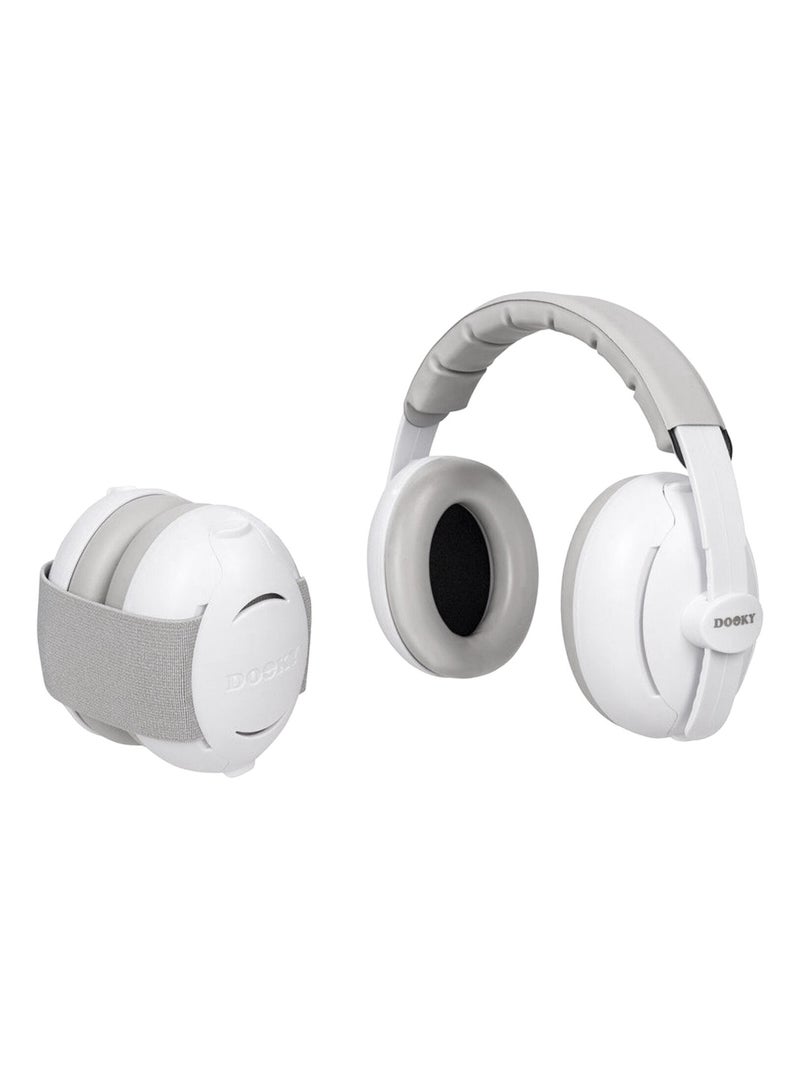 Dooky | casque anti-bruit evolutif 2-en-1 bébé et enfant Blanc - Kiabi