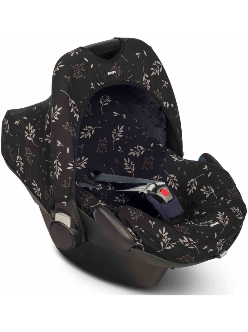 Dooky | housse siège-auto cosy universelle romantic leaves Noir - Kiabi