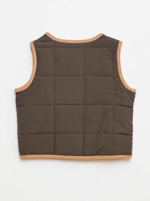 Doorgestikte bodywarmer - Kiabi