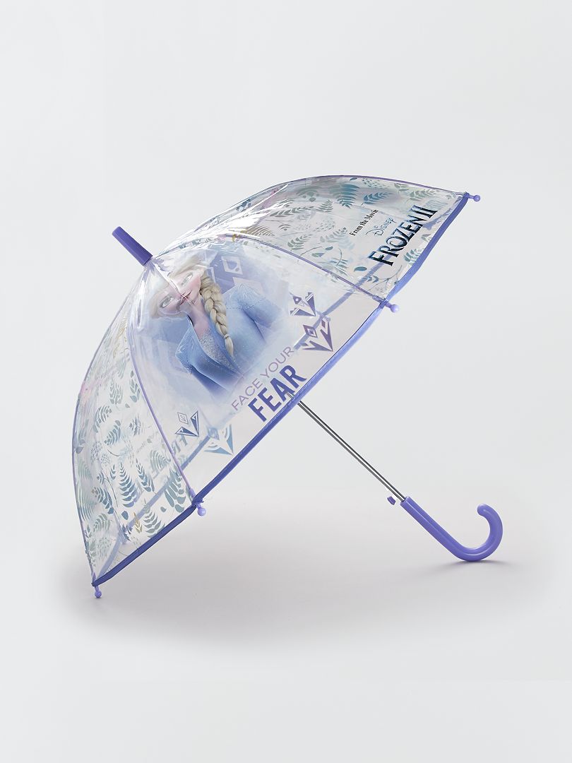 Doorzichtige paraplu 'Frozen' 'Disney' paars - Kiabi