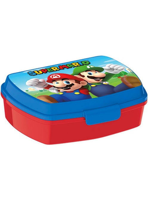 Doos met lunch 'SUPER MARIO' van PVC met sluiting met encliquetage - Kiabi Doos met lunch 'SUPER MARIO' van PVC met sluiting met encliquetage - Kiabi