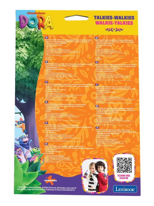 Dora de explorer walkie-talkies tot 120m - Kiabi Dora de explorer walkie-talkies tot 120m - Kiabi