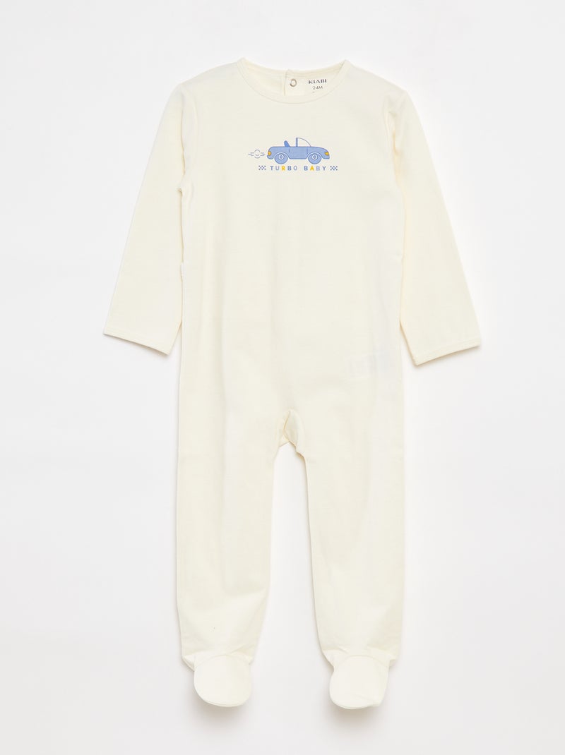 Dors bien avec imprimé BEIGE - Kiabi