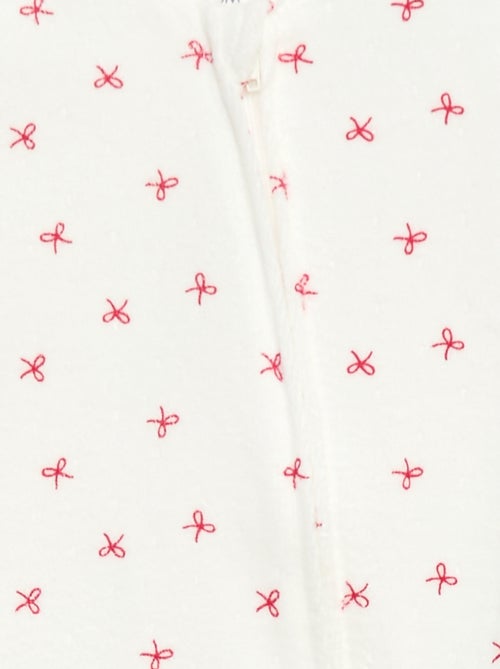 Dors-bien en velours avec ouverture zippée - Kiabi