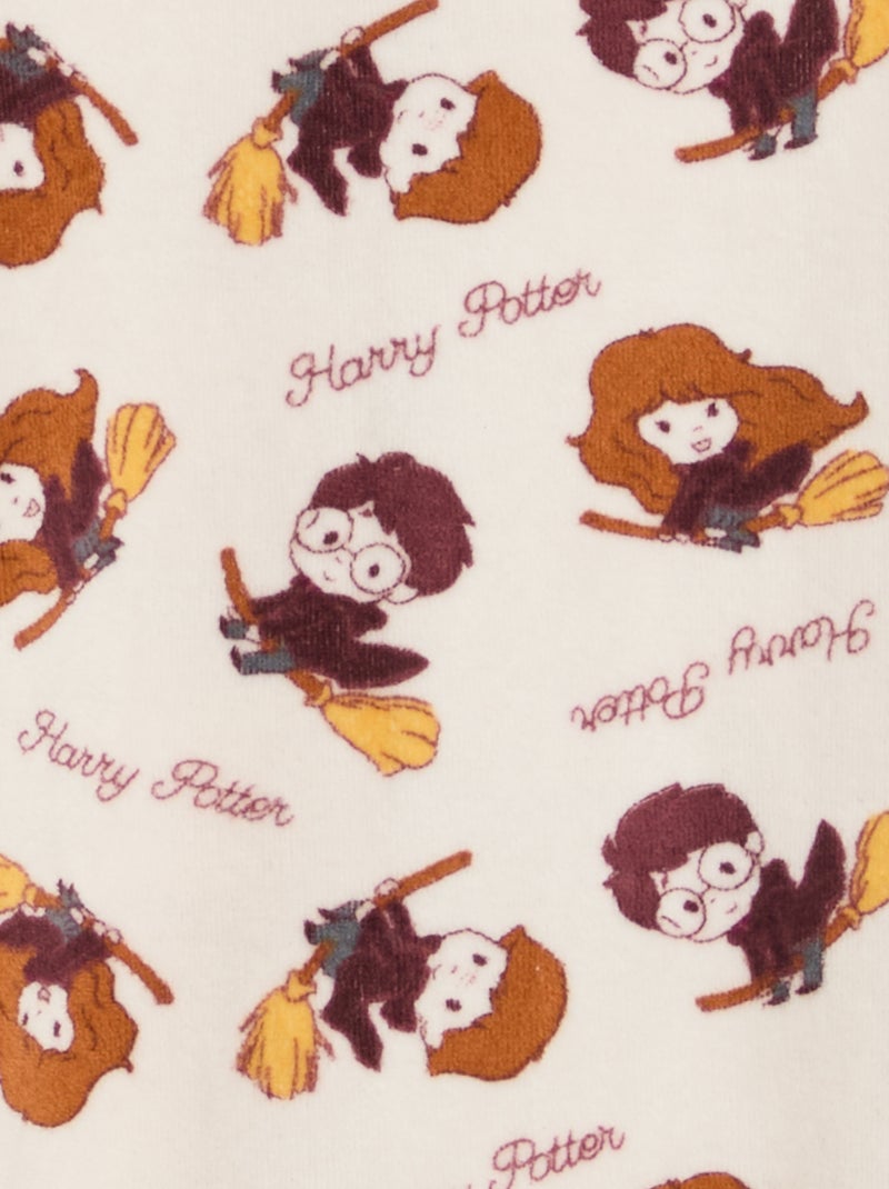 Dors bien en velours 'Harry Potter' Blanc - Kiabi