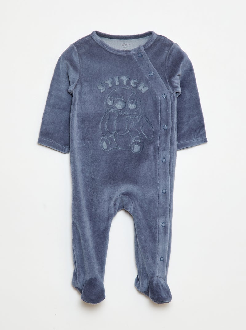 Dors-bien en velours 'Stitch' 'Disney' Bleu - Kiabi
