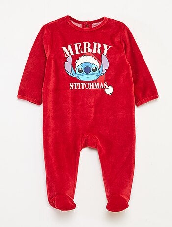 Dors bien lourd Noël 'Disney' 'Stitch' en velours coton