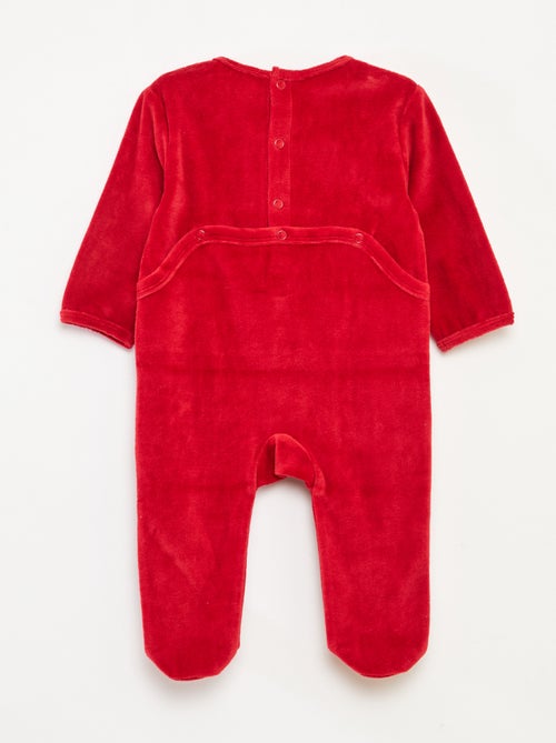 Dors bien lourd Noël 'Disney' 'Stitch' en velours coton - Kiabi