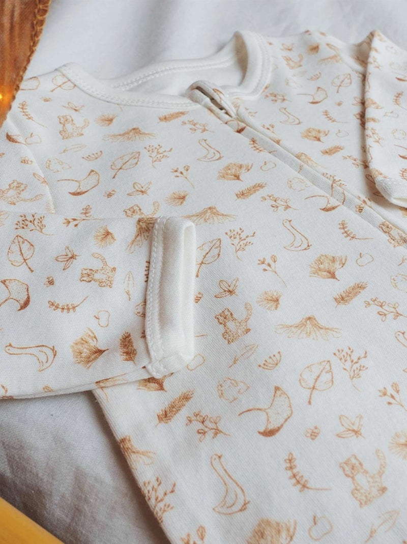 Dors bien ouverture zippée Beige - Kiabi