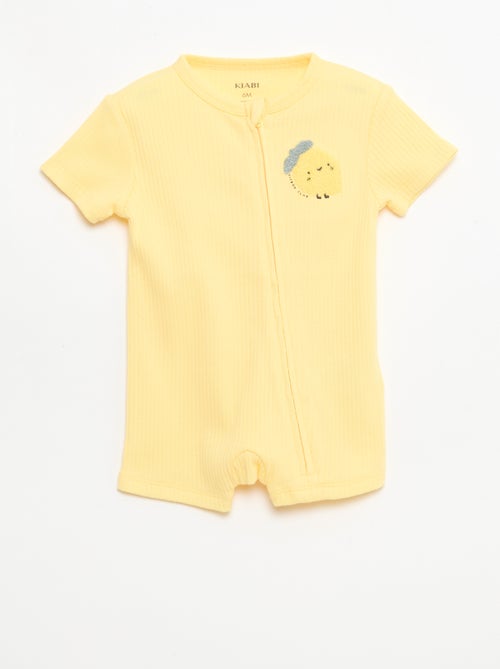 Dors bien zippé léger manches courtes - Kiabi