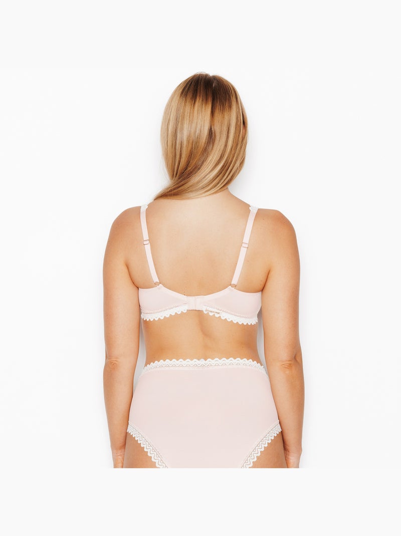 Douce beha zonder beugel zwart/blauw Beige - Kiabi