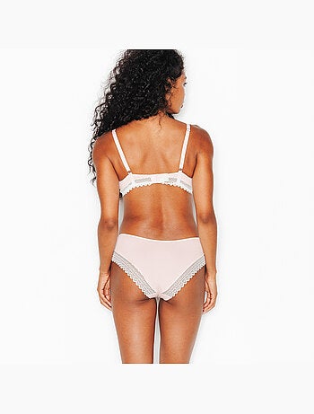 Douce shorty microfiber multikleur bruin