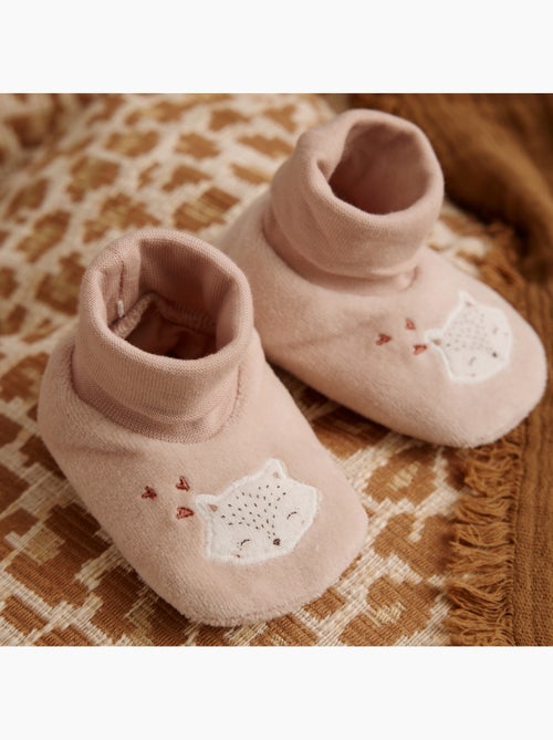 Doucette fluwelen babyschoentjes - Kiabi