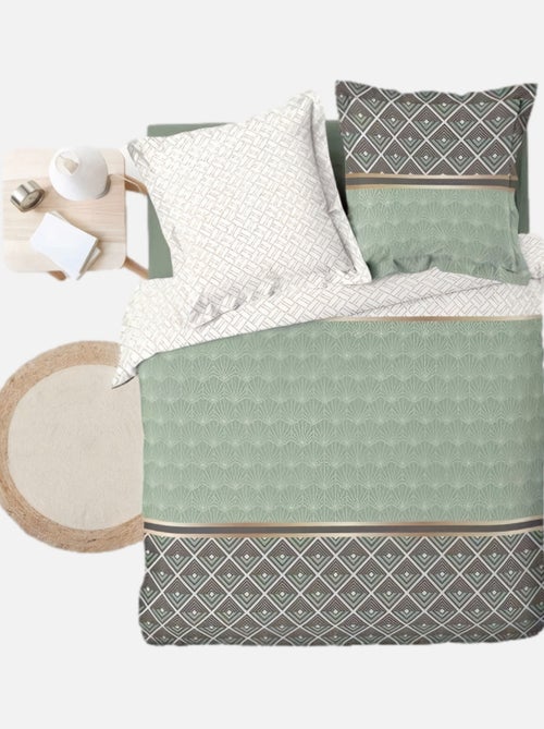 Douceur d'Intérieur - Housse de couette + 2 taies d'oreiller Belor - Kiabi Douceur d'Intérieur - Housse de couette + 2 taies d'oreiller Belor - Kiabi