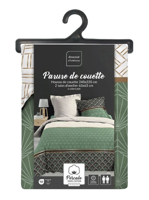 Douceur d'Intérieur - Housse de couette + 2 taies d'oreiller Belor - Kiabi Douceur d'Intérieur - Housse de couette + 2 taies d'oreiller Belor - Kiabi