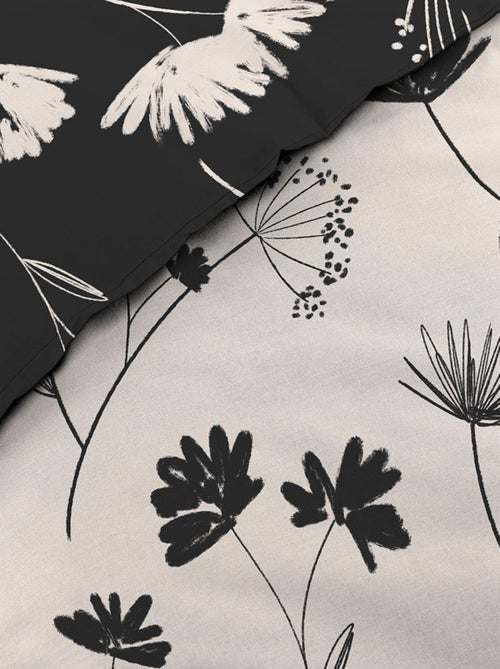 Douceur d'Intérieur - Housse de couette + 2 taies d'oreiller Iris - Kiabi