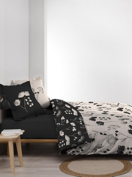 Douceur d'Intérieur - Housse de couette + 2 taies d'oreiller Iris - Kiabi