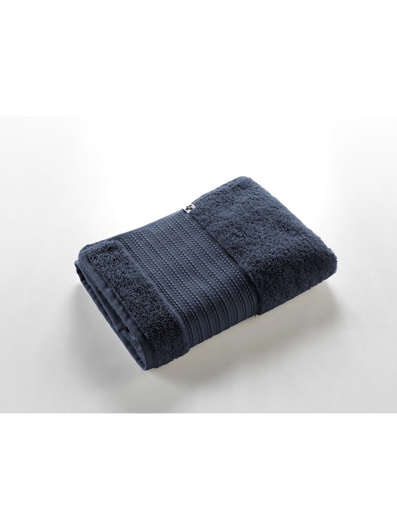 Douchelaken – dik katoen 600 g/m² – garance argile Donkerblauw - Kiabi