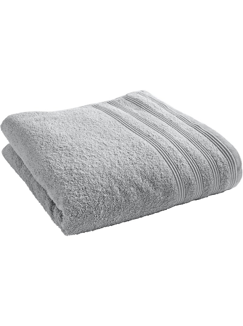Douchelaken spa 100% katoen 400 gr/m² Lichtgrijs - Kiabi