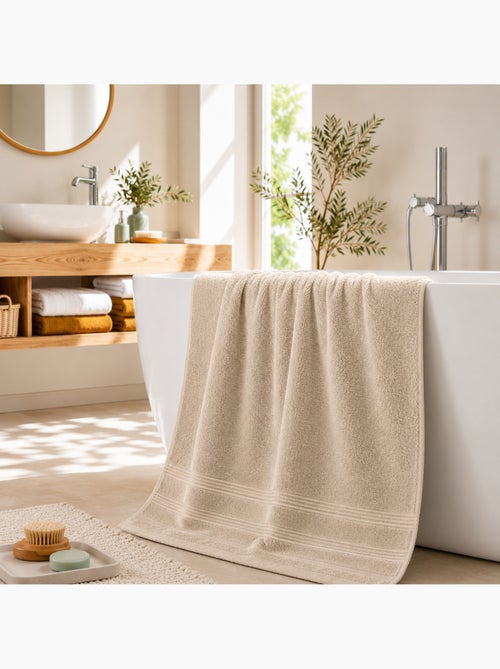 Douchelaken spa 100% katoen 400 gr/m² - Kiabi