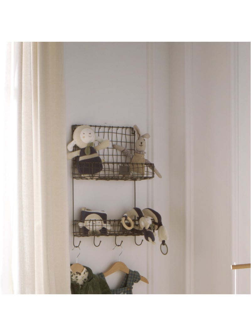 Doudou en coton bio - sauthon Bleu - Kiabi