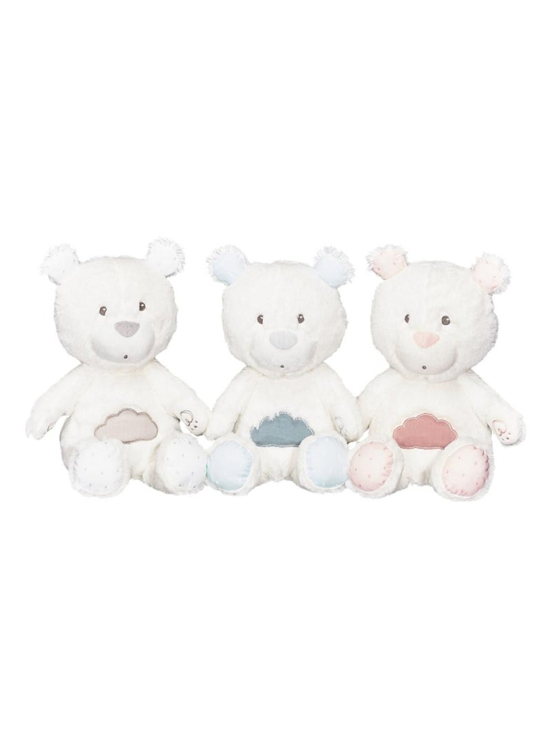 Doudou en velours - sauthon Blanc Bleu - Kiabi