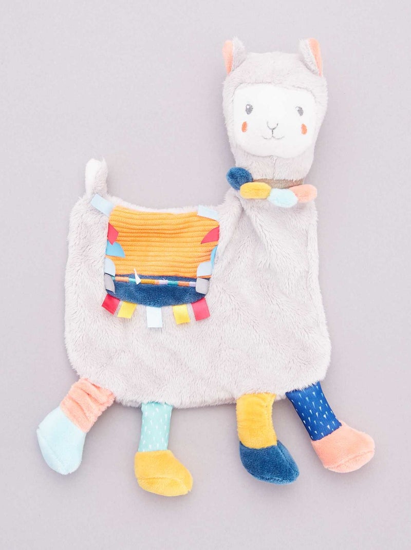 Doudou 'lama' gris - Kiabi