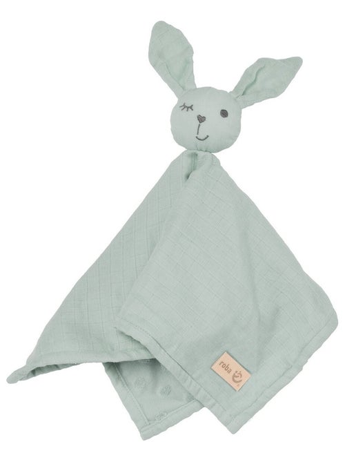 Doudou lapin en coton bio certifié Oeko-Tex 'Lil Planet' ROBA - Kiabi Doudou lapin en coton bio certifié Oeko-Tex 'Lil Planet' ROBA - Kiabi
