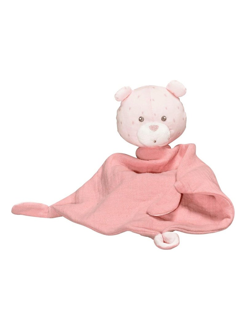 Doudou mouchoir en coton - sauthon Rose - Kiabi