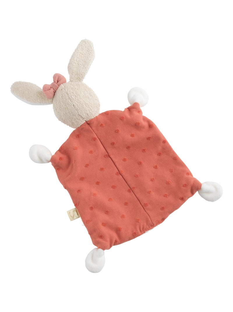 Doudou mouchoir en coton bio - sauthon Rose - Kiabi