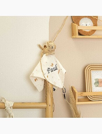 Doudou mouchoir en lange pour bébé