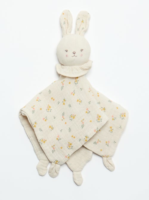 Doudou mouchoir lapin - Kiabi