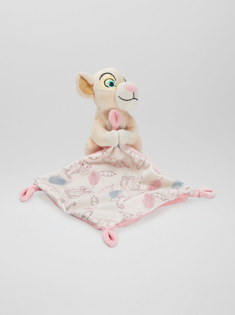 Doudou mouchoir 'Nala' Rose - Kiabi
