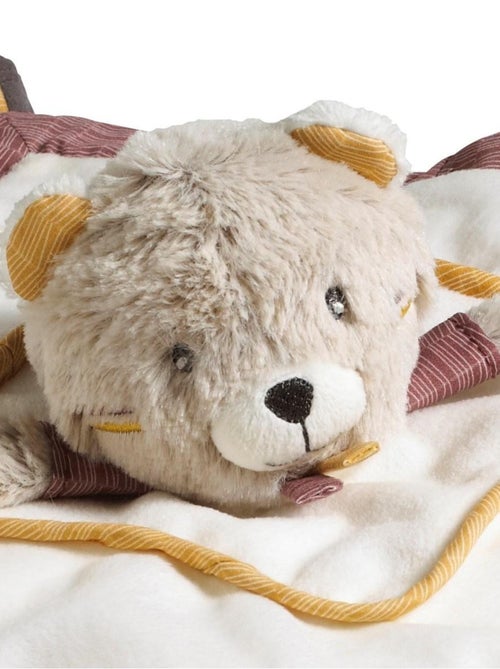 Doudou mouchoir ours en velours - sauthon - Kiabi Doudou mouchoir ours en velours - sauthon - Kiabi