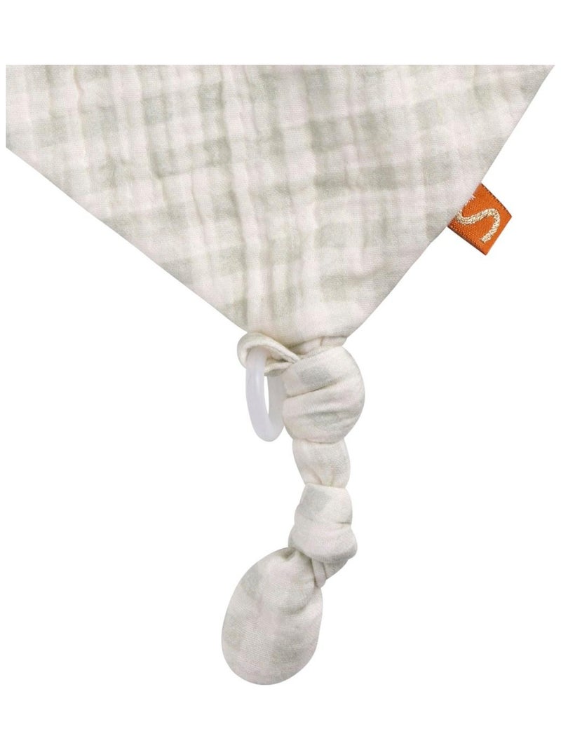 Doudou mouchoir pomme en coton - sauthon Vert - Kiabi