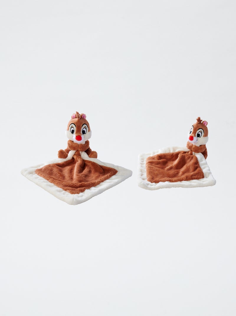 Doudou mouchoir 'Tic et tac' Marron - Kiabi