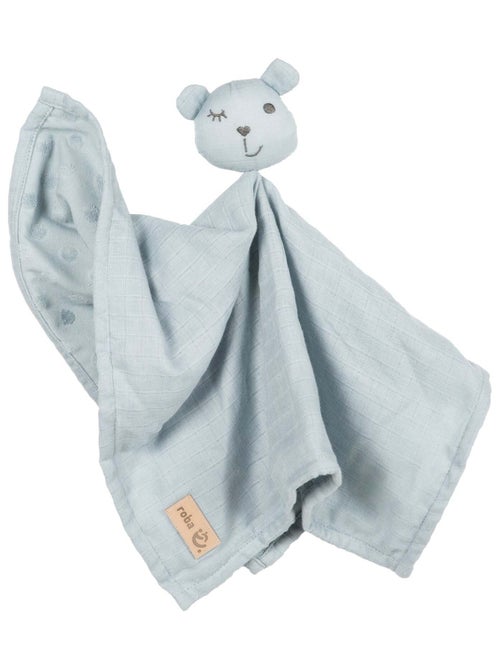 Doudou ours en coton bio certifié Oeko-Tex 'Lil Planet' ROBA - Kiabi Doudou ours en coton bio certifié Oeko-Tex 'Lil Planet' ROBA - Kiabi
