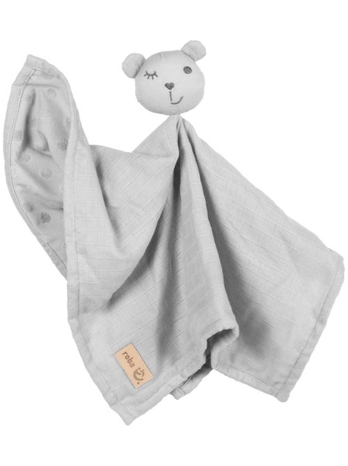 Doudou ours en coton bio certifié Oeko-Tex 'Lil Planet' ROBA - Kiabi Doudou ours en coton bio certifié Oeko-Tex 'Lil Planet' ROBA - Kiabi