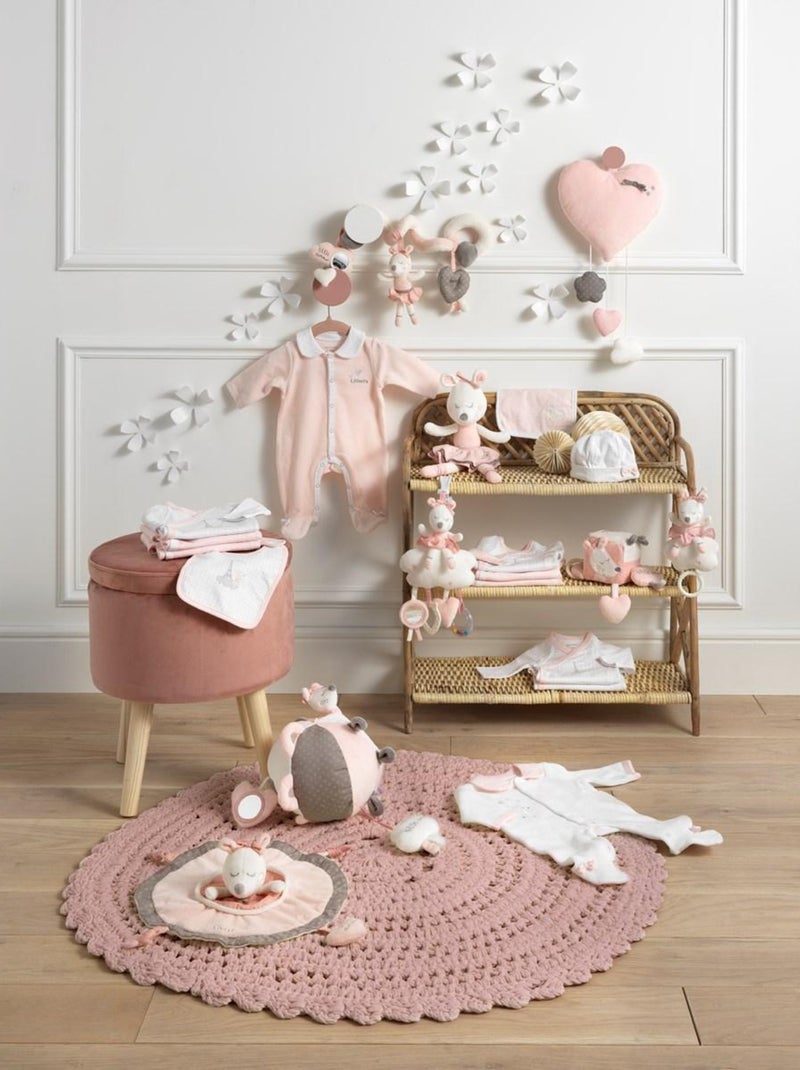 Doudou petite souris danseuse étoile en velours - sauthon Rose - Kiabi