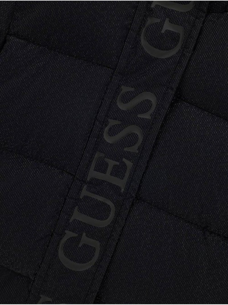 Doudoune à capuche - guess kids Noir mat - Kiabi