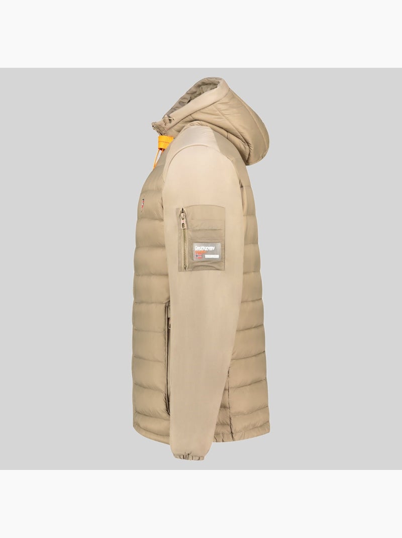 Doudoune à capuche abator – geographical norway Beige - Kiabi